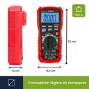 Multimètre à calibres automatiques TRMS DVM030