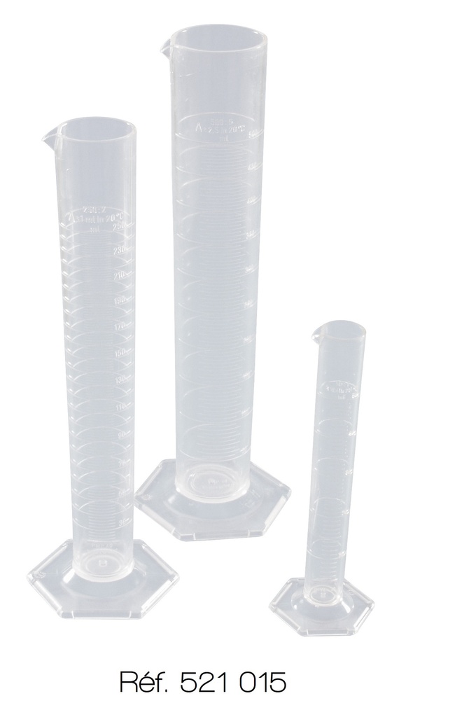 Éprouvette graduée en TPX