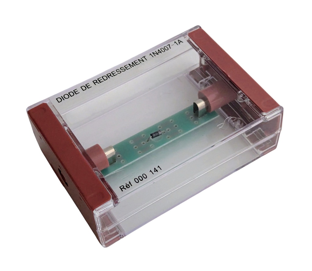 Diode de redressement 1N4007/1A sur support 