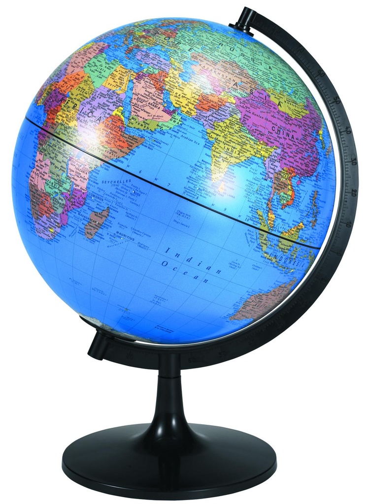 Globe terrestre politique
