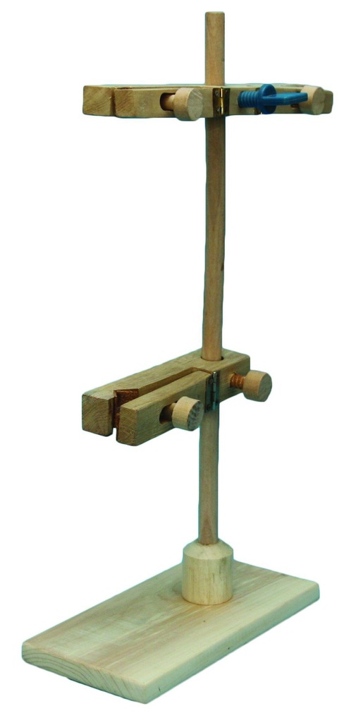 Support simple pour burette en bois
