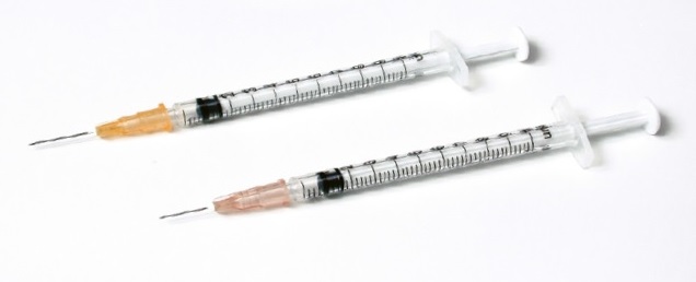 Seringue avec aiguille 1 mL - Lot de 10