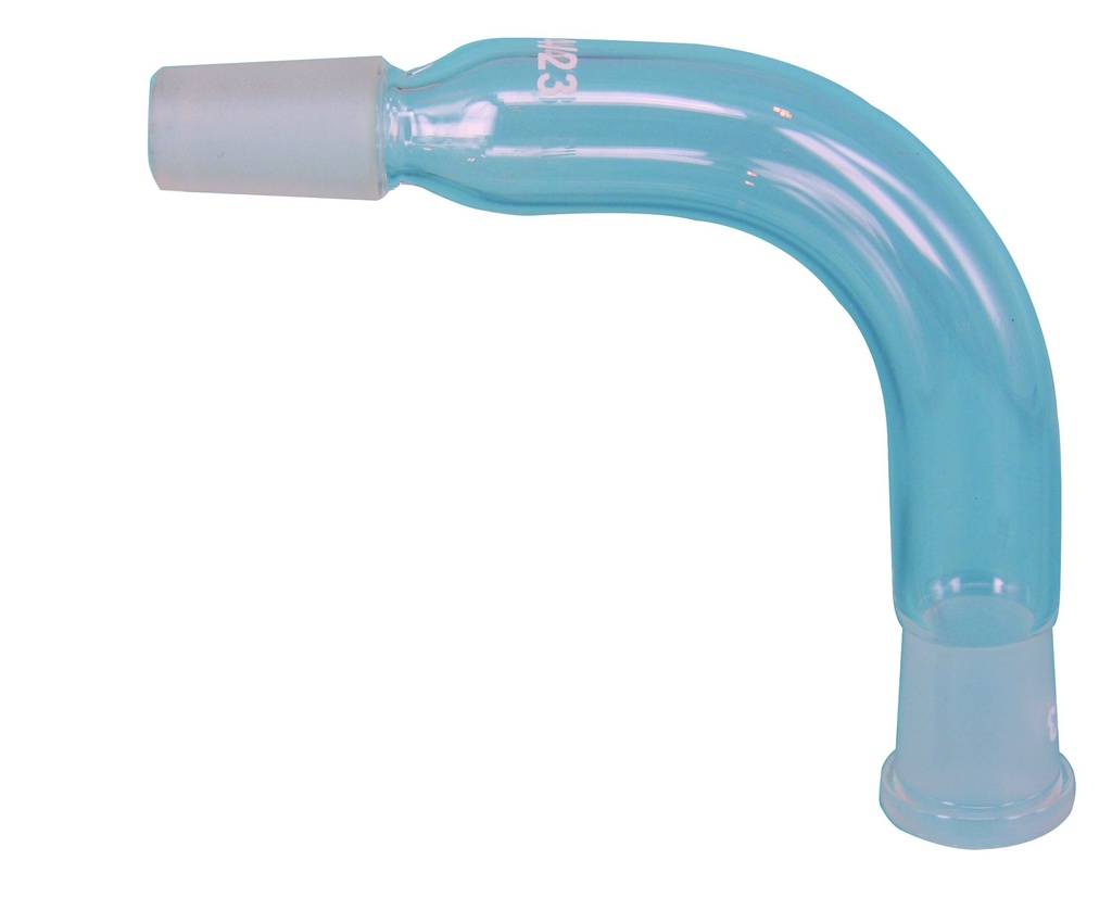 Tête de colonne courbée - en verre rodé 14/23