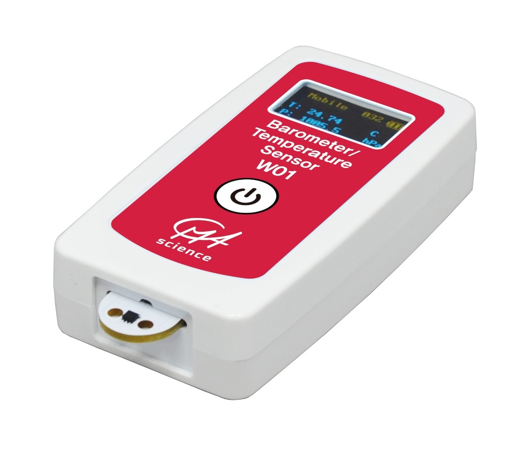 Capteur afficheur baromètre thermomètre (Bluetooth®+USB)