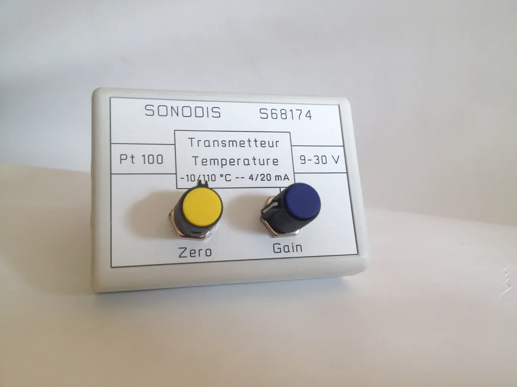 Transmetteur PT100 - 4-20 mA
