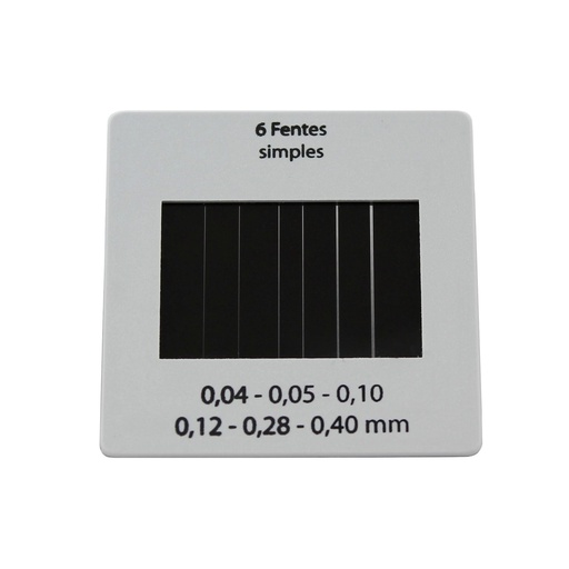 [#404027-S66932] Diapositive Fentes simples