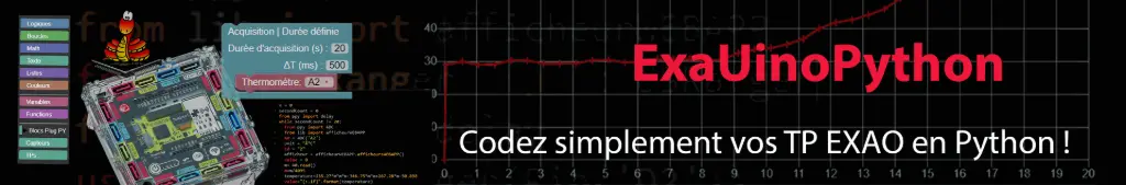  codez simplement ExaUinoPython pour tp exao