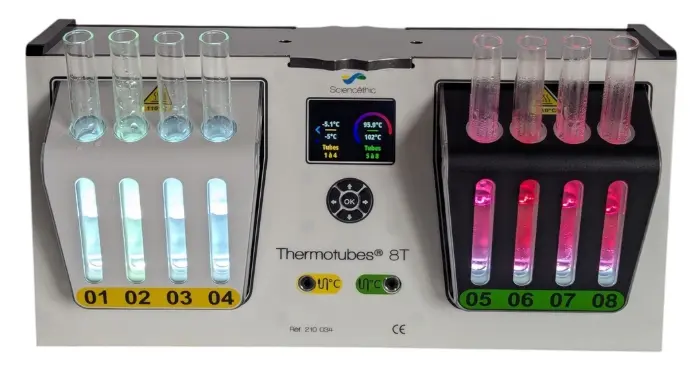 Thermotubes® transparent- Bain-marie sans eau