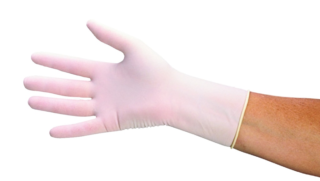 Gants de protection à usage unique en latex sans poudre (lot de 100)