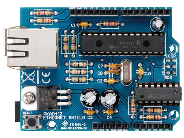 Ethernet shield pour Arduino®