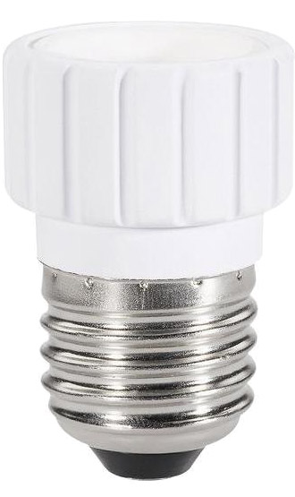 Adaptateur E14 sur E27 pour ampoule E14