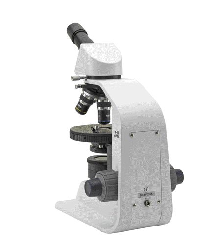Microscope polarisant monoculaire x4x10x40 B150 Optika