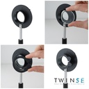 Clips à pince pour porte lentille dia.40 mm du banc d'optique spécial lycée (lot de 10)