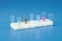 Portoir en polyéthylène pour cuves de spectrophotomètre