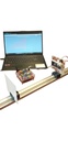 Support Plug'Uino® - Banc d'optique pour télémètre