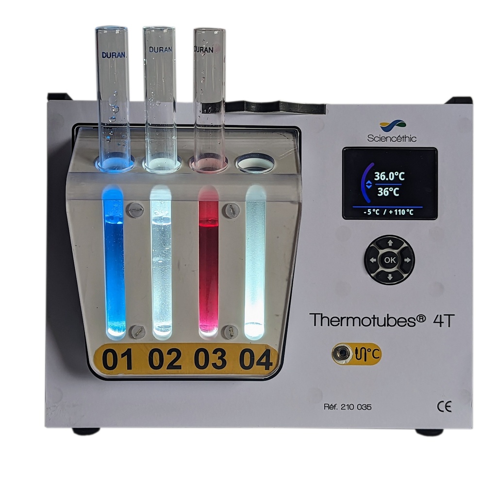 Thermotubes® transparent- Bain-marie sans eau