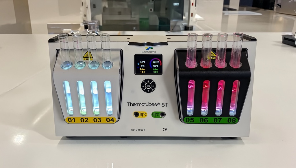 Thermotubes® transparent- Bain-marie sans eau