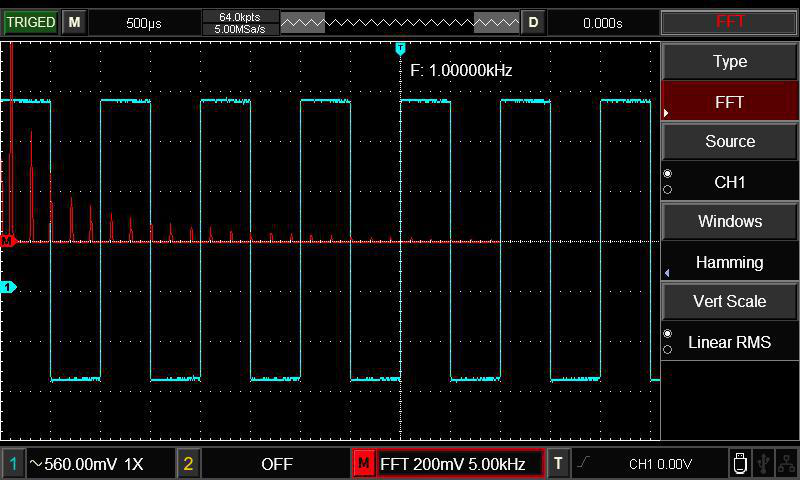 Oscilloscope numérique compact 2 voies 50 MHz - 2052CL+Uni-T-FFT