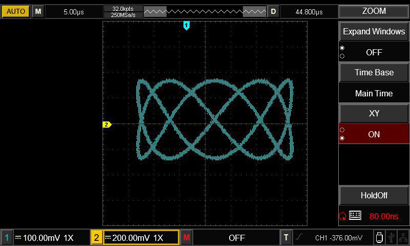 Oscilloscope numérique compact 2 voies 50 MHz - 2052CL+Uni-T xy