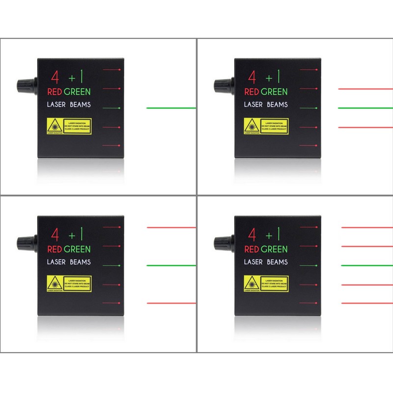 Source laser 1/3/5 faisceaux rouge et vert