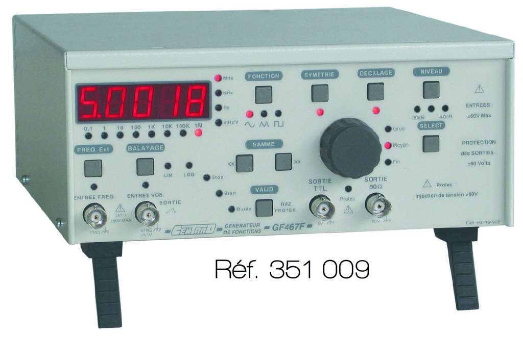 [351009-S64550] Générateur de fonction amplifié GF467AF ELC (GF 467 F)