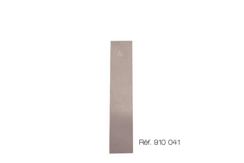 [#910041] Lame marquée 100 x 19 x 0.8 mm (Aluminium)