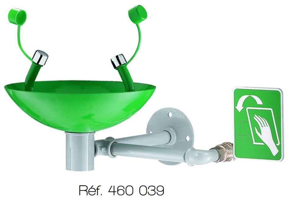 Lave-yeux - douche de sécurité