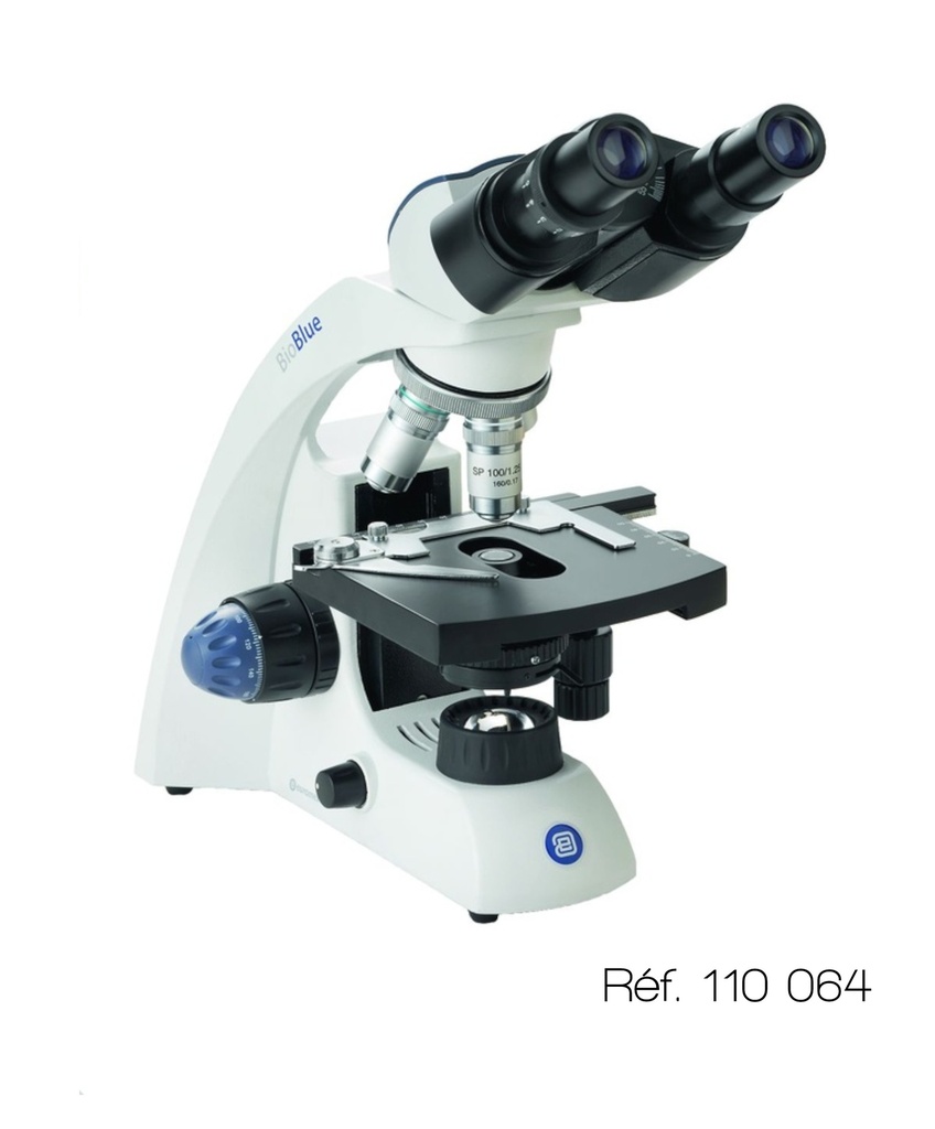 [#110064-S68401] Microscope binoculaire semi-plan BioBlue (x40 à x600)