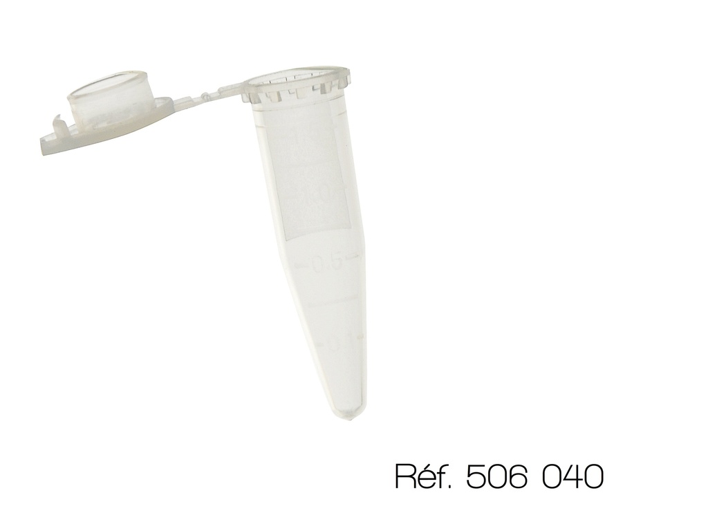 [#506040-S65681] Microtubes Eppendorf (1.5 mL - Naturelle - Lot de 500)