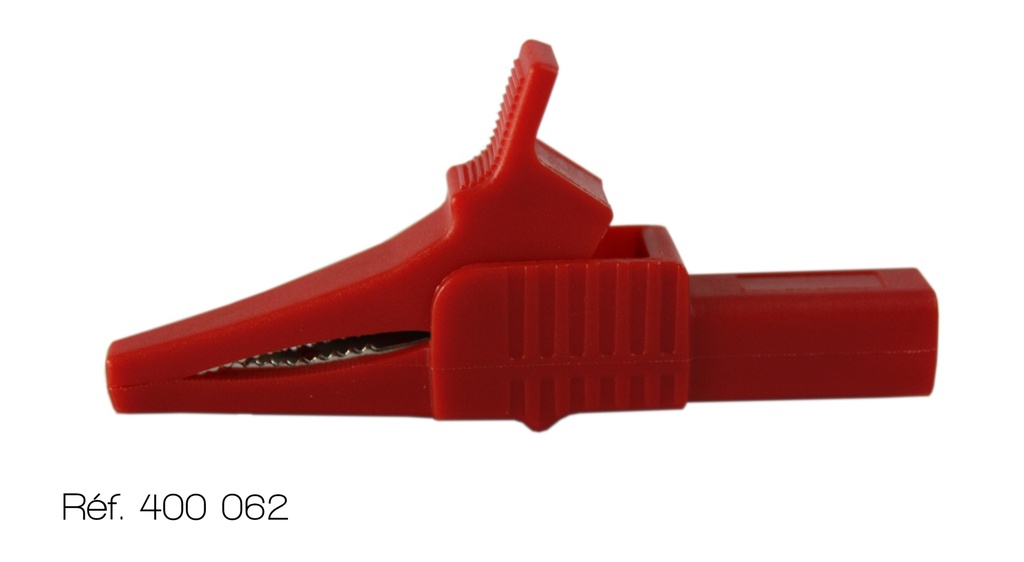[400062-S65476R] Pince crocodile de sécurité TBTS (Rouge)