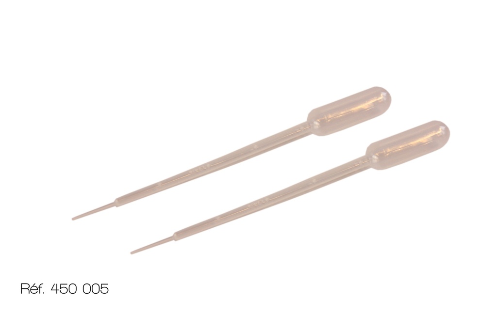 Pipettes pasteur en polyéthylène (lot de 500)