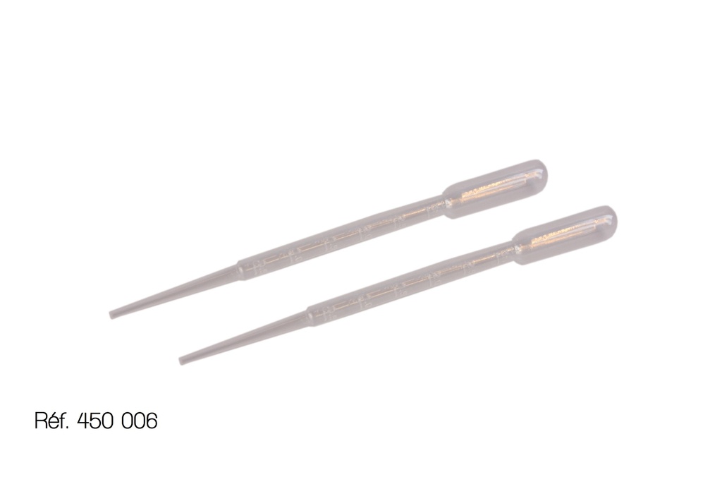 Pipettes pasteur en polyéthylène (lot de 500)