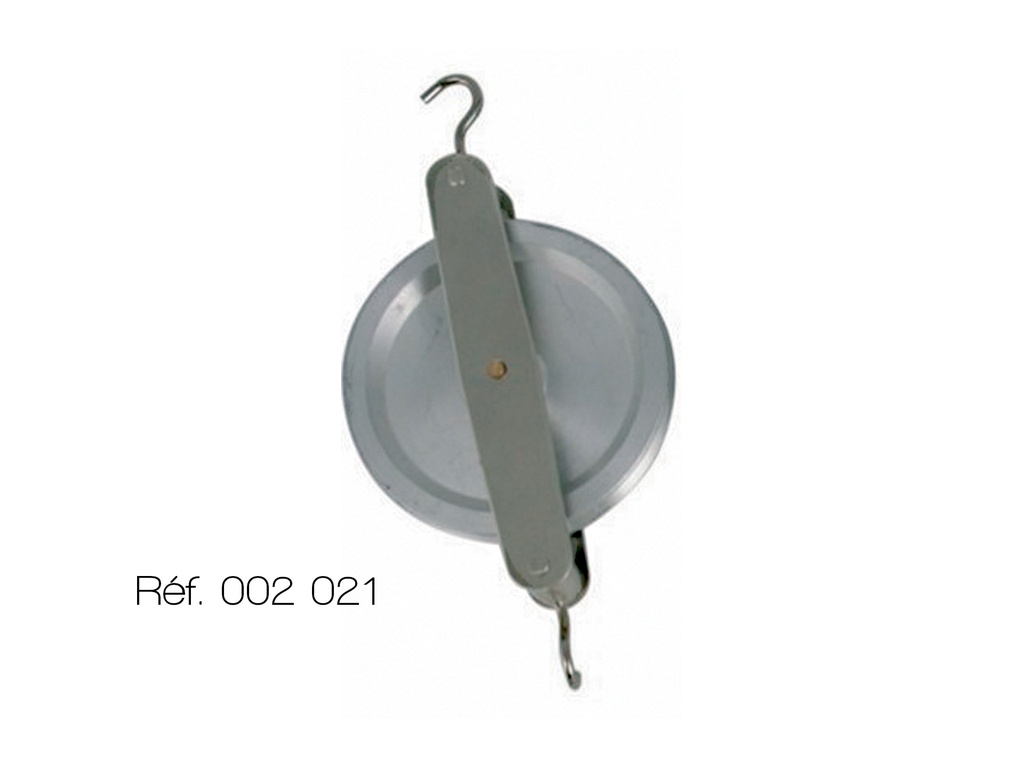 [#002021] Poulies en aluminium (Simple - Ø = 50 mm)
