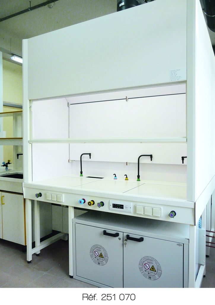 [251070] Sorbonne à rejet vers l'extérieur - gamme SBA (SBA 1200 - 700 m3/h - 1190x774x1710 mm)