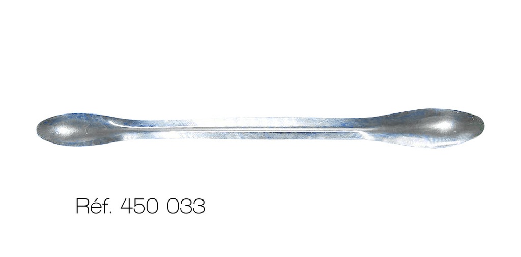 [#450033-S51404] Spatule avec cuillère en inox  (À L'unité)