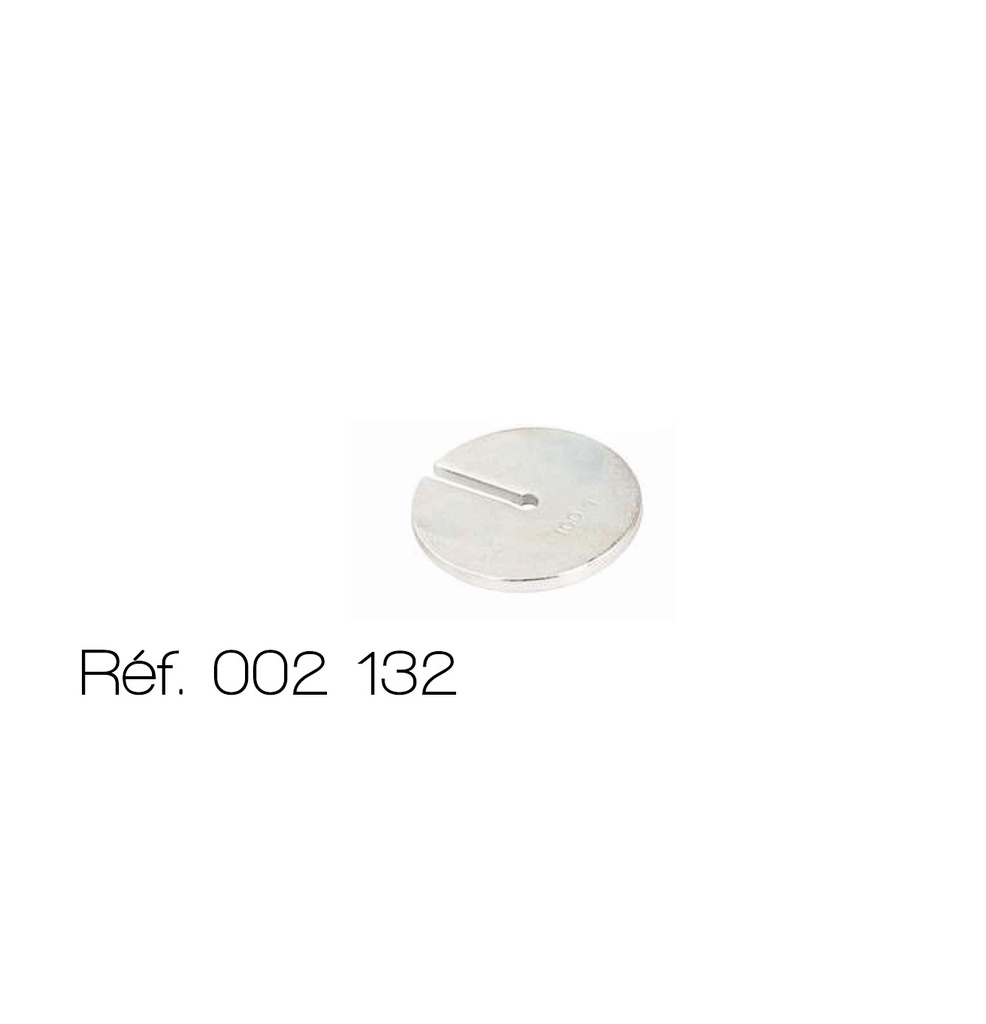 [#002132] Masselote échancrée (Masselote x 100 g)