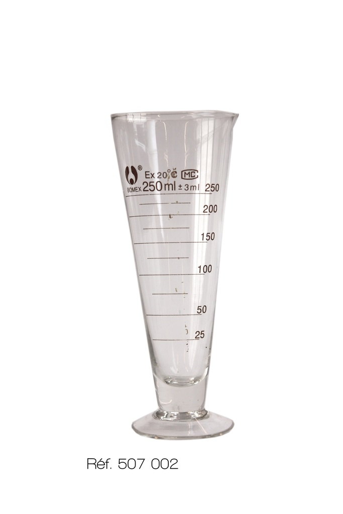 Verre à expérience gradué - verre à pied