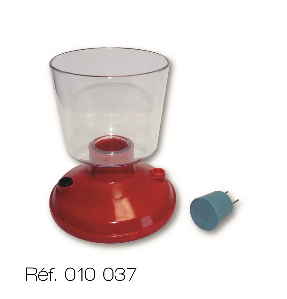 [#010037-S67028] Électrolyseur et électrodes (Electrolyseur avec électrodes en platine)