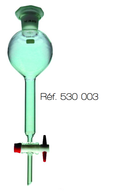 Ampoule à décanter sphérique