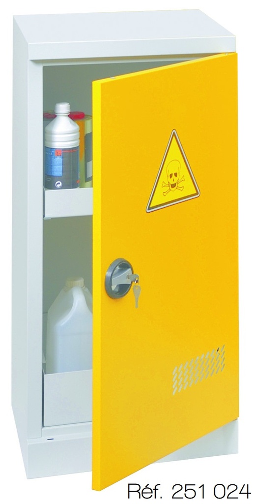 [251024] Armoire de sûreté en acier Cyltec (Fixes, Basse hauteur 1000 mm, 1 Porte Largeur 500 mm)