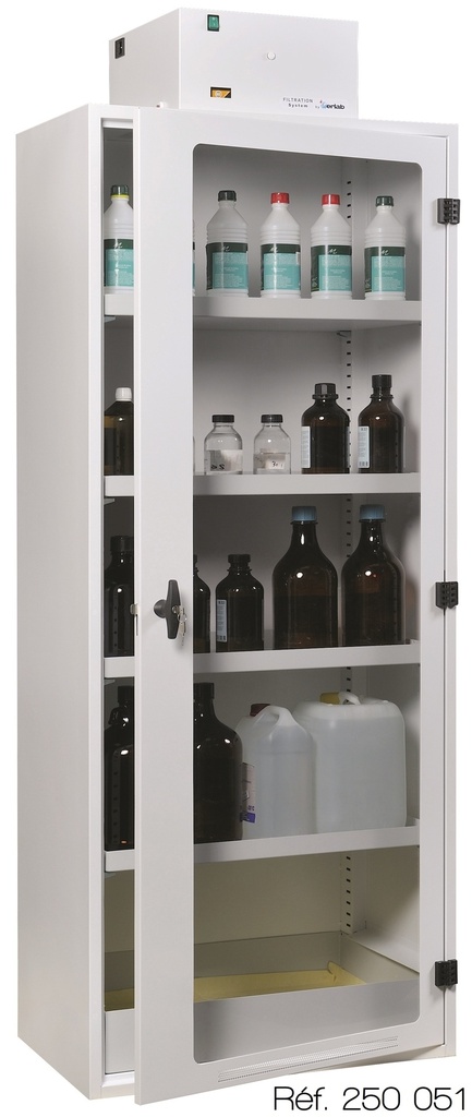 [250051-S03434] Armoire de sûreté à ventilation filtrante économique Cyltec - 2160 x 800 x 500 mm (AS vapeurs organiques, 1)