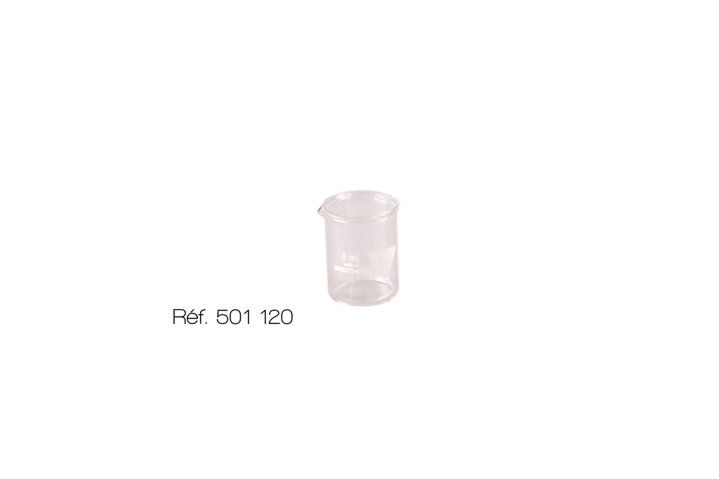 [501120] Bécher Rasotherm® (Basse, 5 mL - vendus en lot de 10)