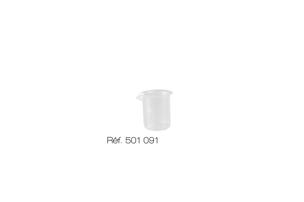 [#501091] Bécher en polypropylène (PP) (Standard, 25 mL)