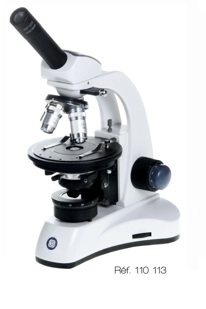 Microscope polarisant Monoculaire Binoculaire ou Trinoculaire EcoBlue