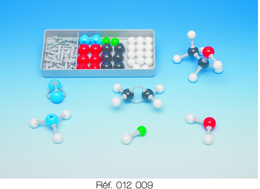 [012009-S03617] Coffret d'atomes Molymod® (30 atomes)