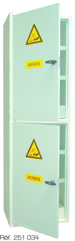 Armoire de sûreté à portes pleines Cyltec - 1950 mm x 500 mm