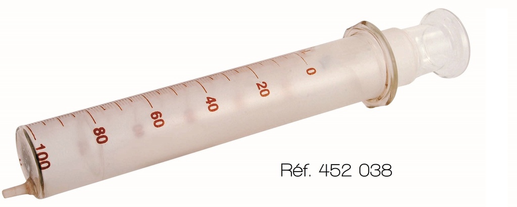 Seringue de précision en verre