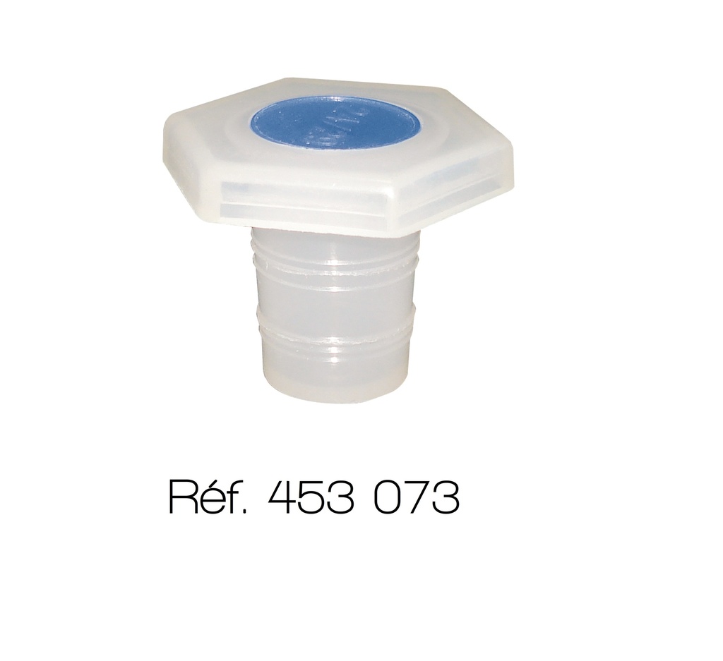 Bouchon à col rodé en polypropylène