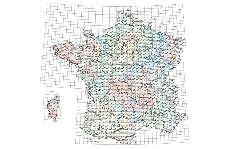 Carte géologique locale du BRGM