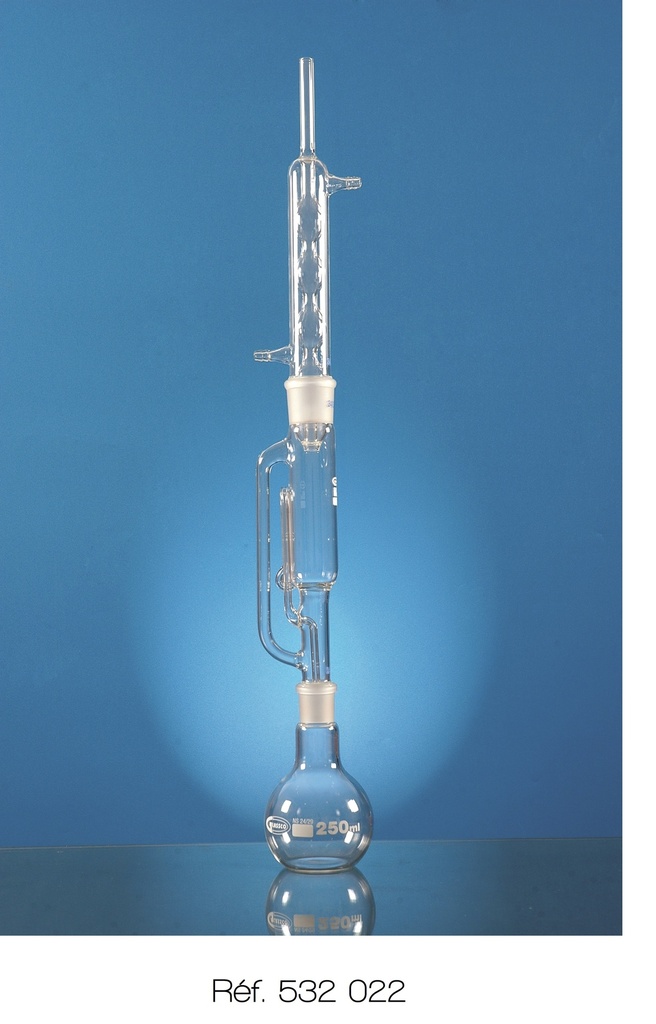 [532022] Extracteur de soxhlet V.B. 3.3 45/40 - 29/32 rodé (150 mL)